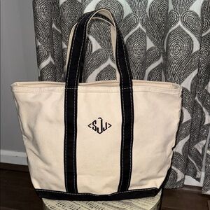 LL Bean Vintage 80s/90s Large Boat and Tote
